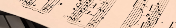 Photo of sheet music for category Music